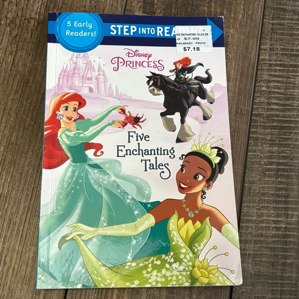 Kids‎ Learning to Read Paperback Books Lot of 7: Disney Princess, Amelia Bedelia